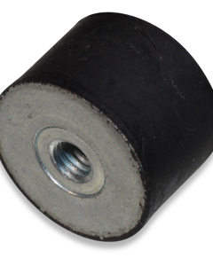 Gummi-Metall-Puffer E 30x20 mit Innengewinde M8